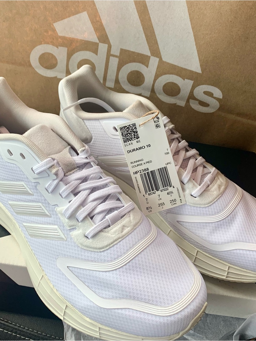 adidas Women’s Duramo 10 Running Shoes — White